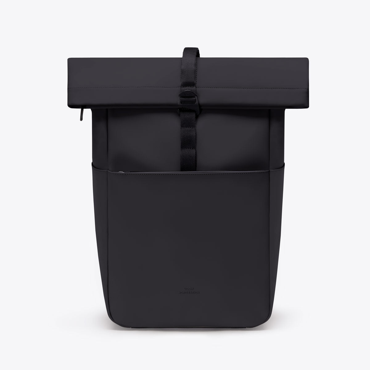 Yuto Roll-Top Backpack - Black