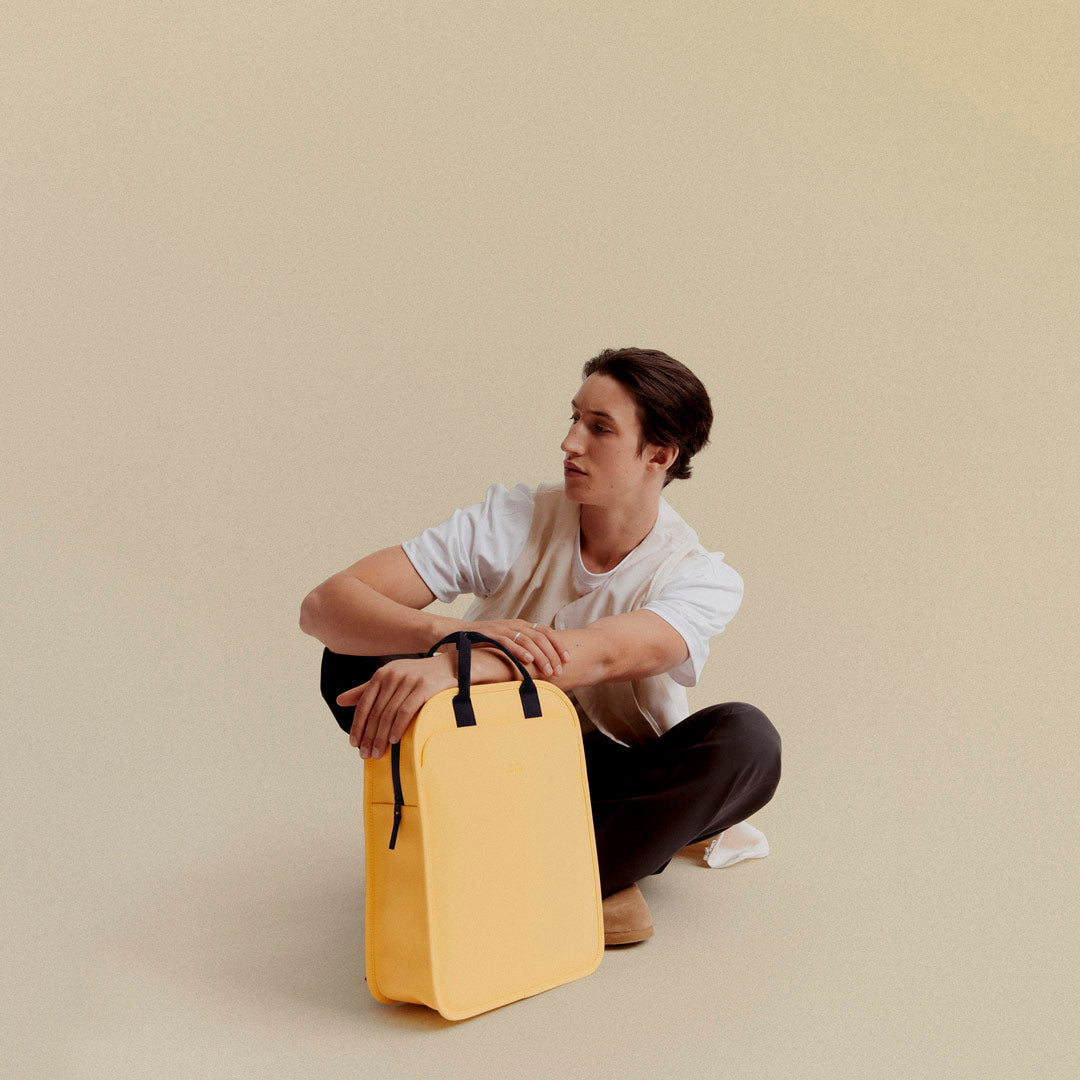 Alison Backpack - Lemon / Medium