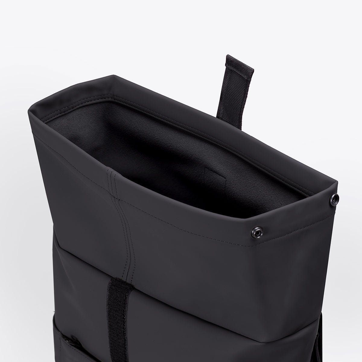 Hajo Roll-Top Backpack - Black / Large