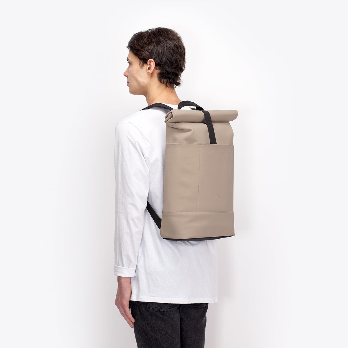 Hajo Roll-Top Backpack - Nude / Medium