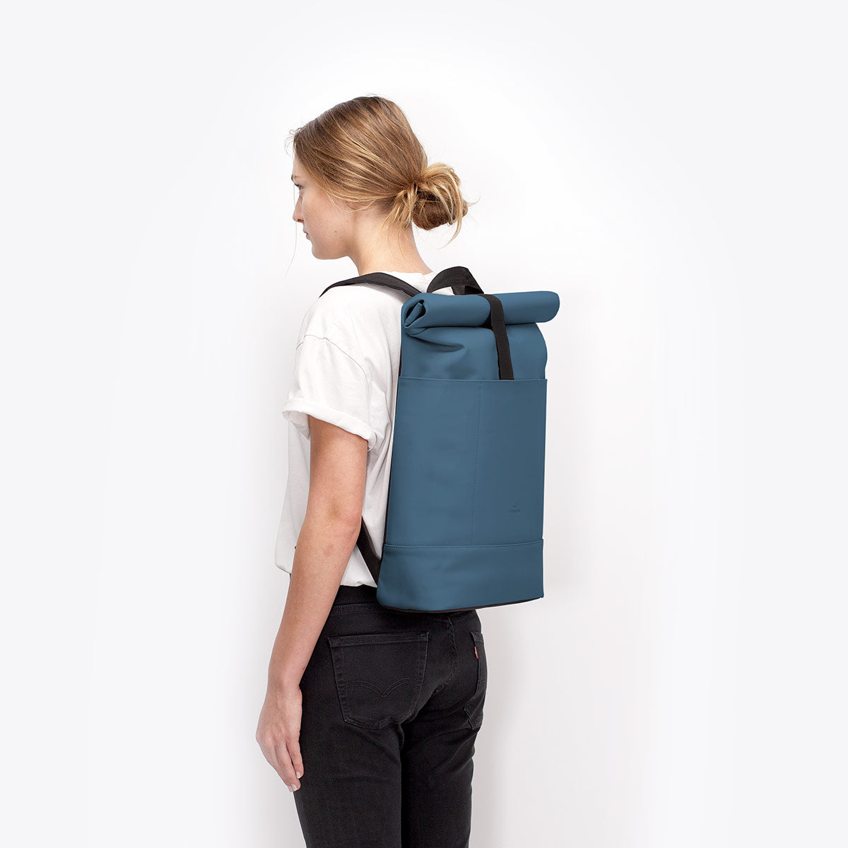 Hajo Roll-Top Backpack - Petrol / Medium