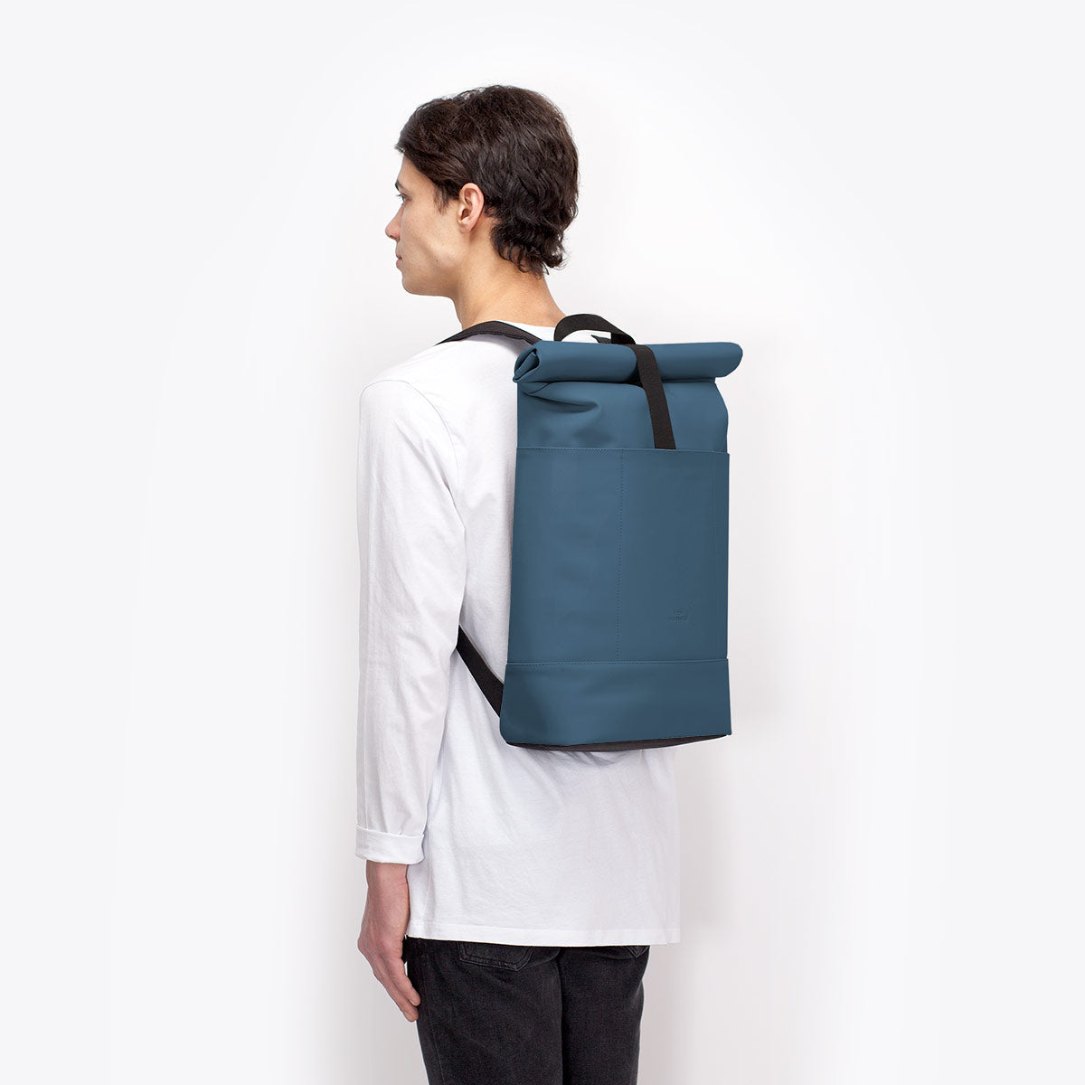 Hajo Roll-Top Backpack - Petrol / Medium
