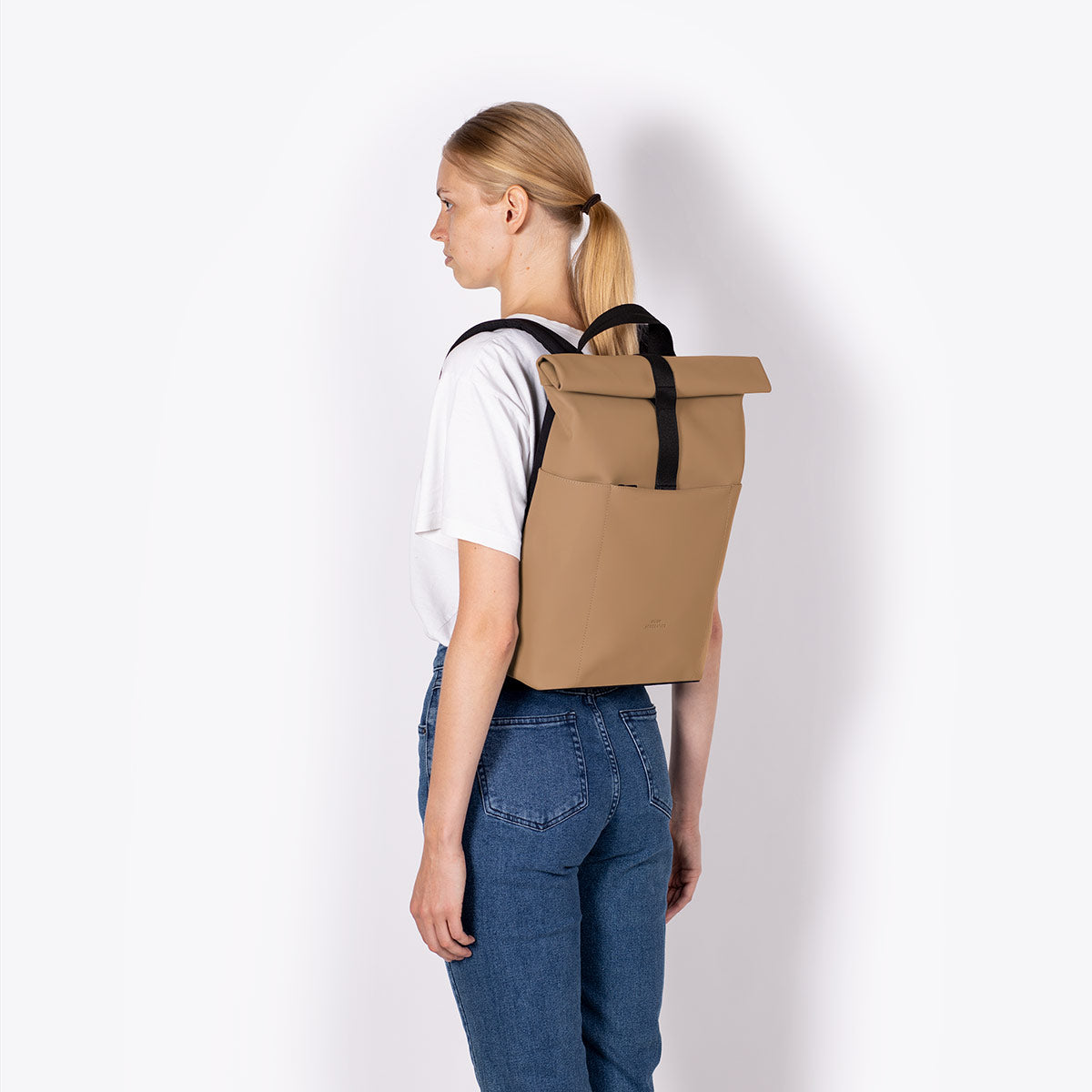 Hajo Roll-Top Backpack - Almond / Mini
