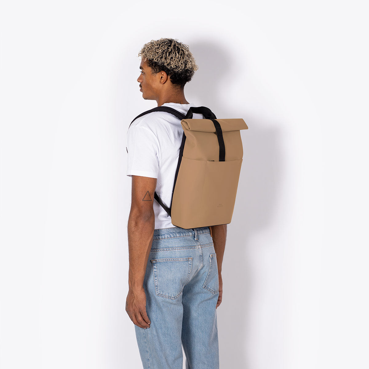 Hajo Roll-Top Backpack - Almond / Mini