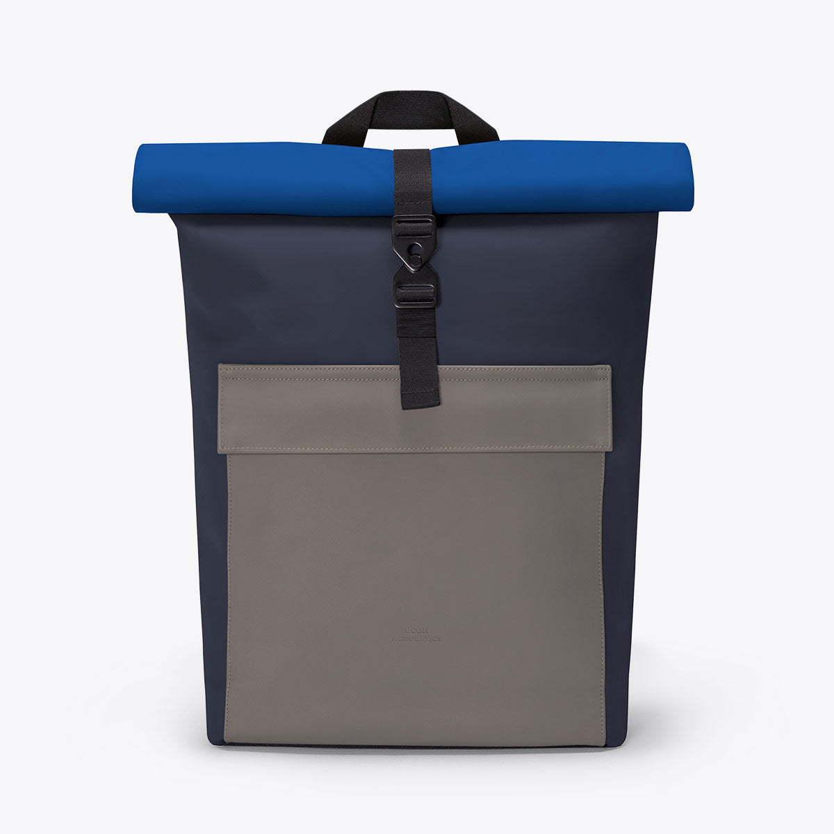 Jasper Roll-Top Backpack - Dark Navy - Dark Grey / Medium