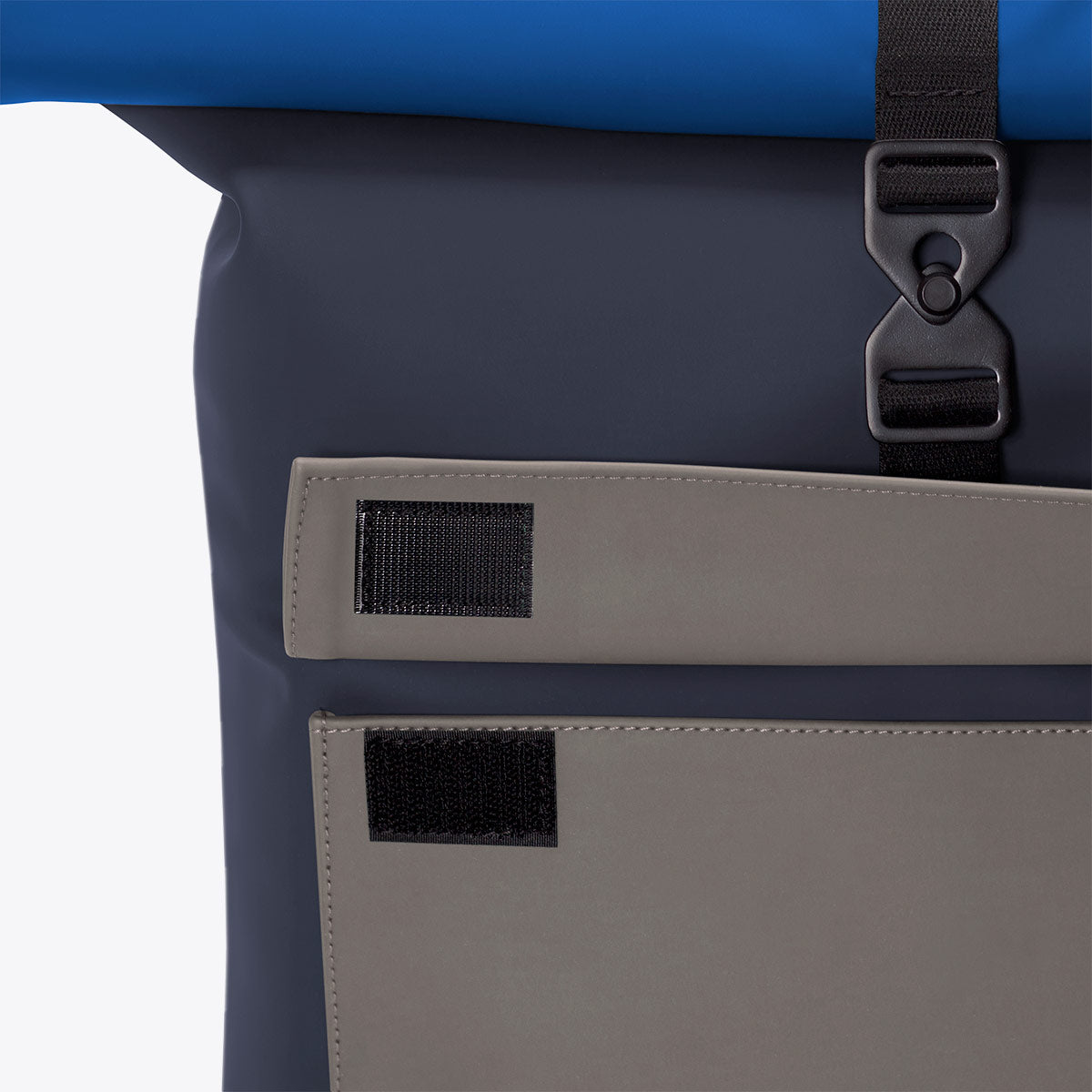 Jasper Roll-Top Backpack - Dark Navy - Dark Grey / Medium