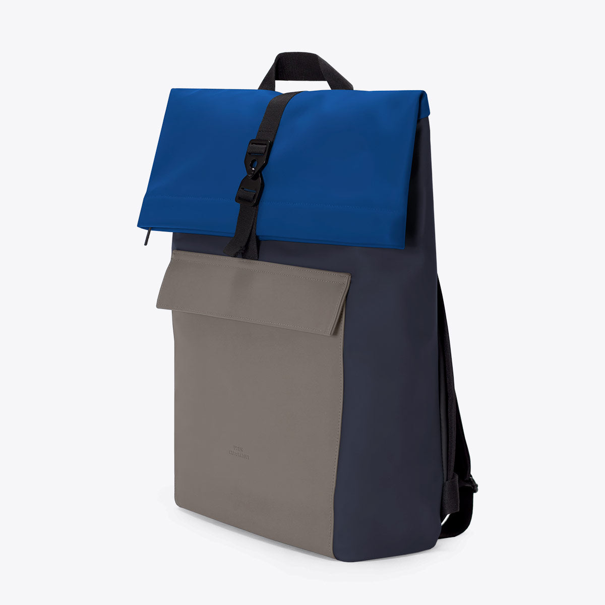 Jasper Roll-Top Backpack - Dark Navy - Dark Grey / Medium