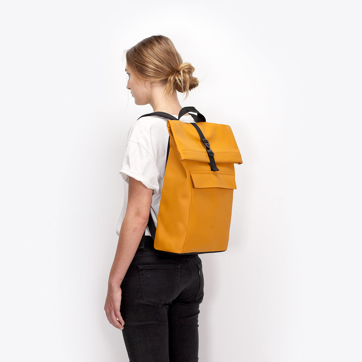 Jasper Roll-Top Backpack - Honey Mustard / Medium