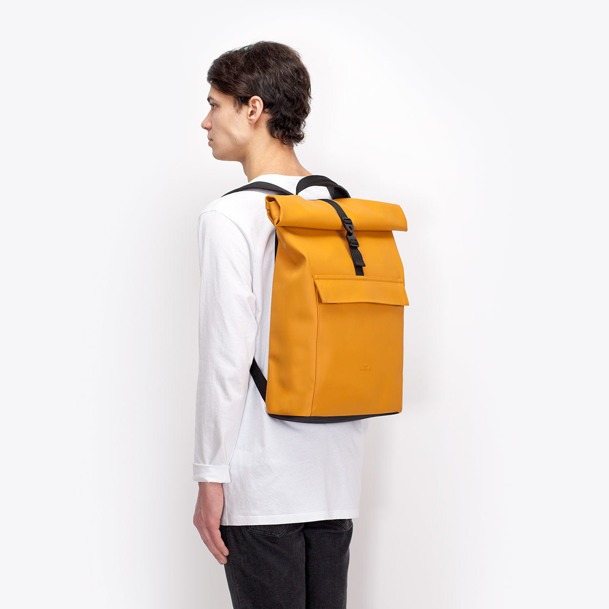 Jasper Roll-Top Backpack - Honey Mustard / Medium