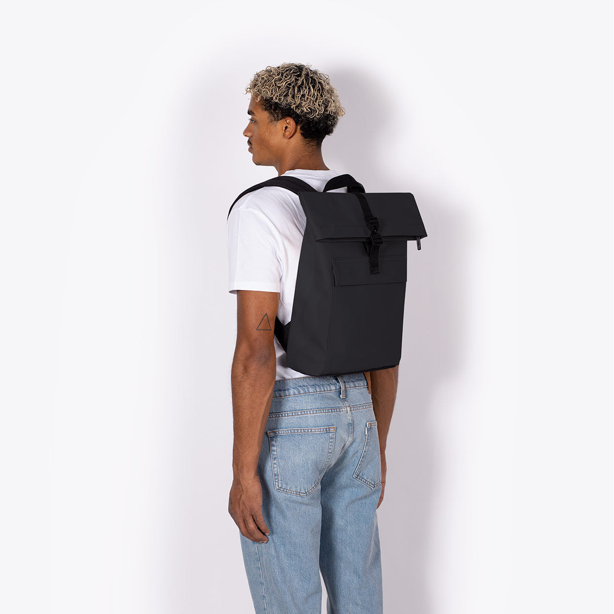 Jasper Roll-Top Backpack - Black / Mini