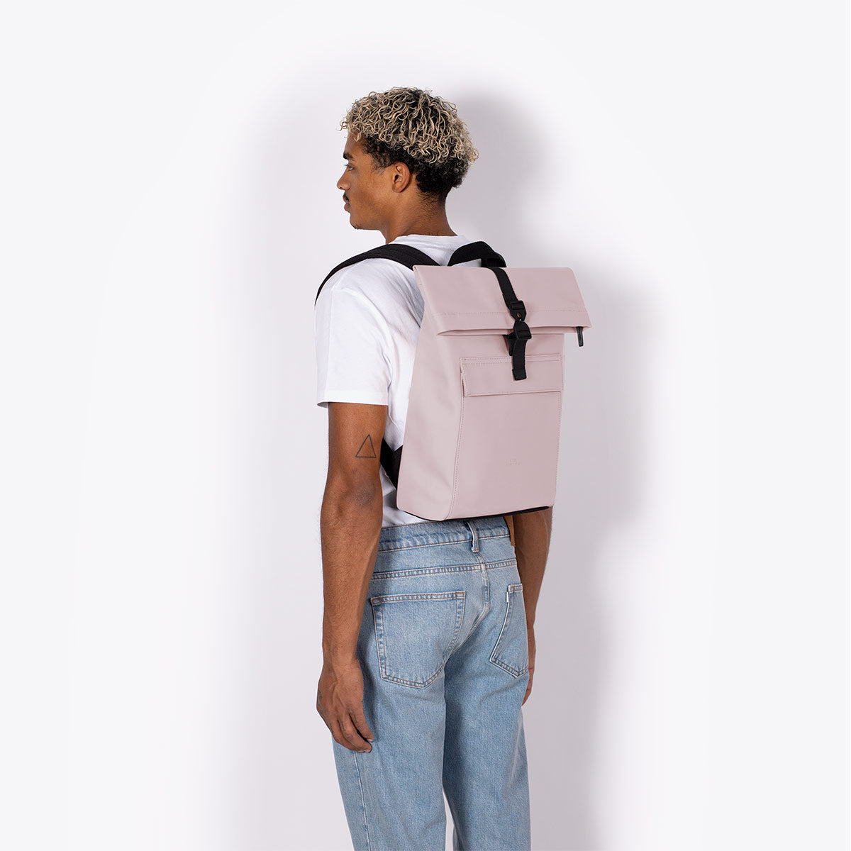 Jasper Roll-Top Backpack - Light Rose / Mini