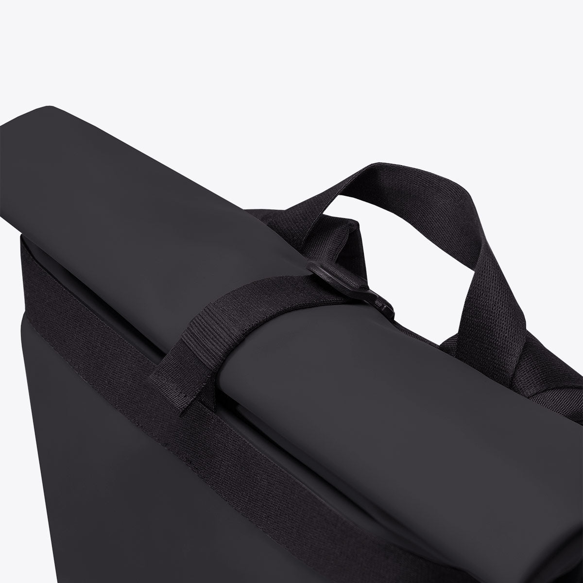 Vito Roll-Top Backpack - Black