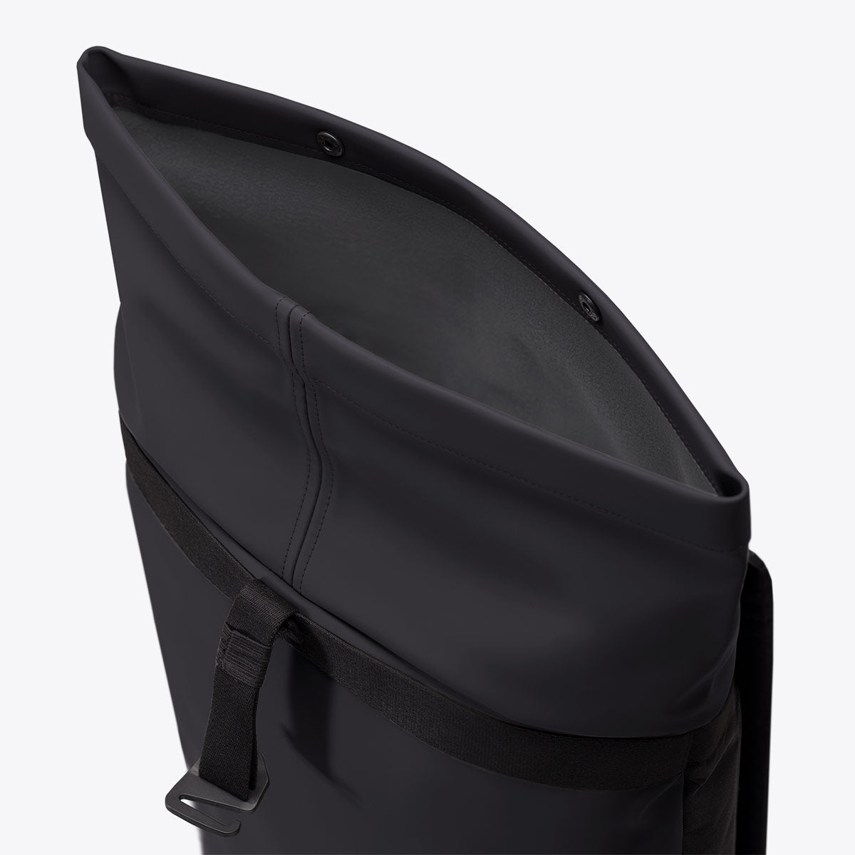 Vito Roll-Top Backpack - Black